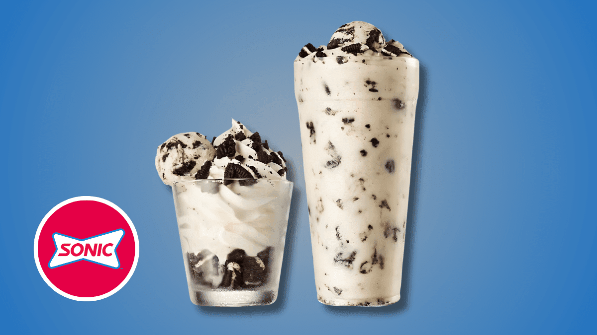 Sonic’s OREO Cheesecake Shakes