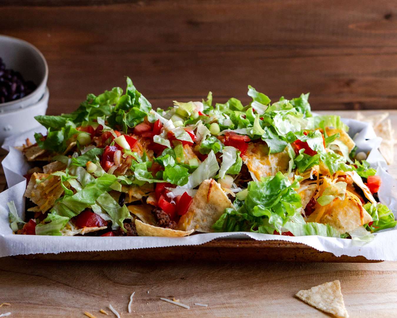 Party-style individual nacho servings