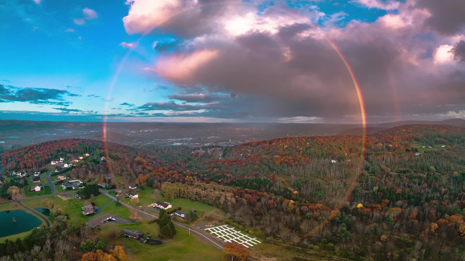 Rainbow in action