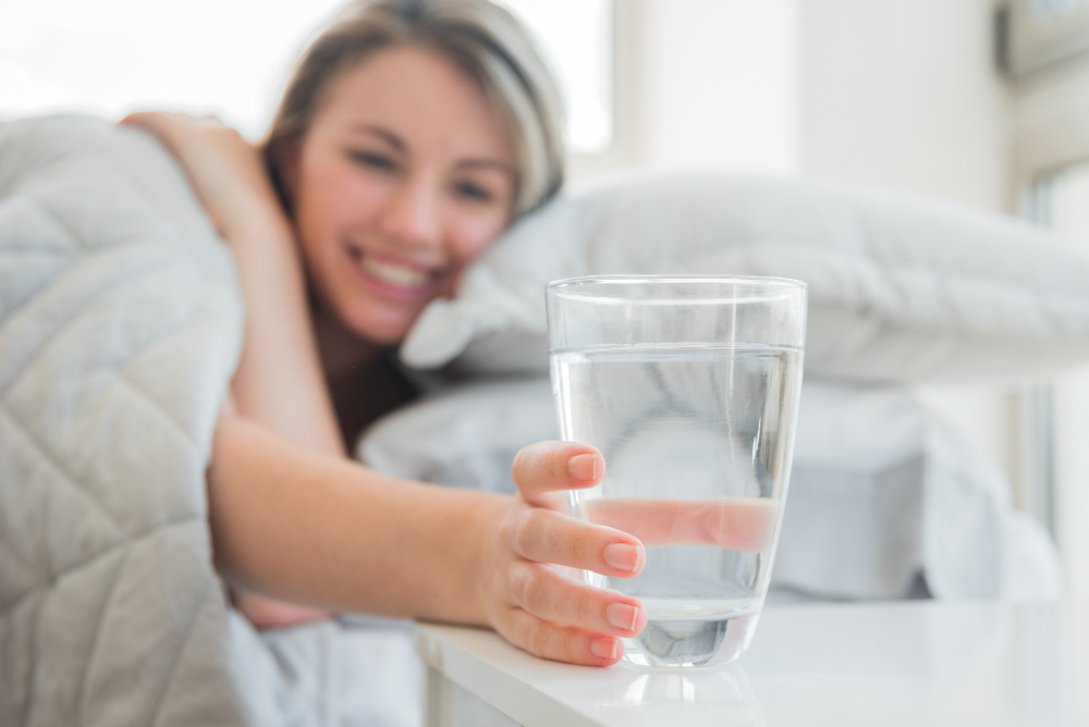 Drink A Glass of Water After Wake Up