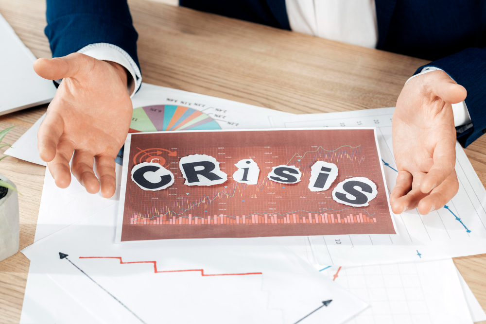 statistics show business market crisis