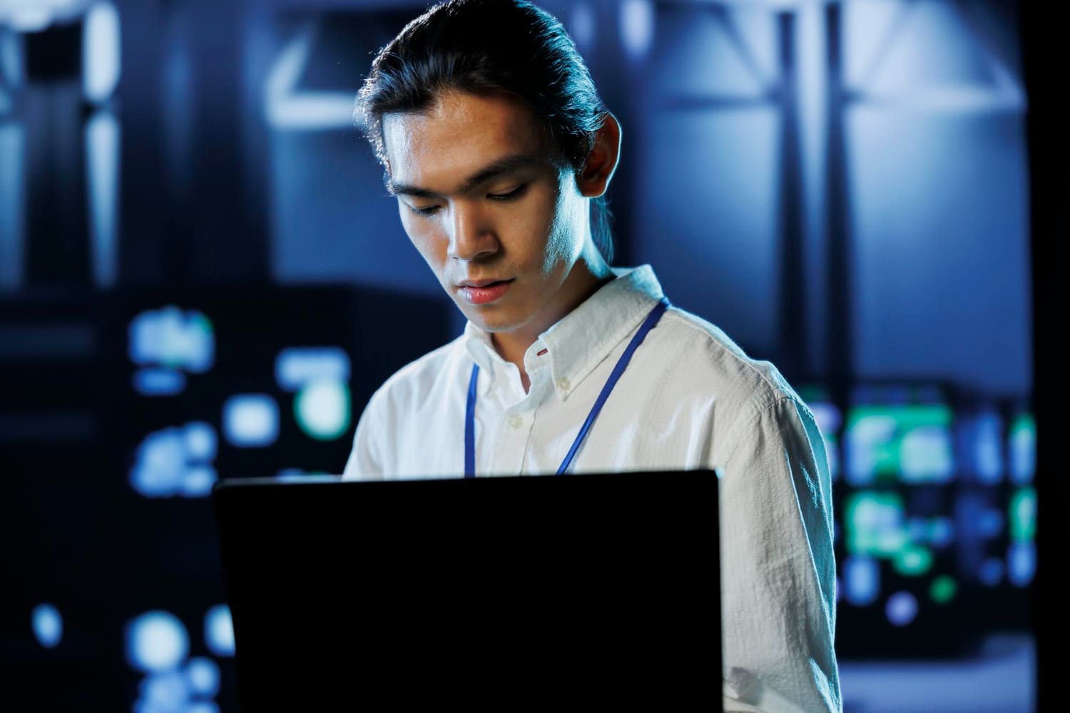 Data center manager runs code