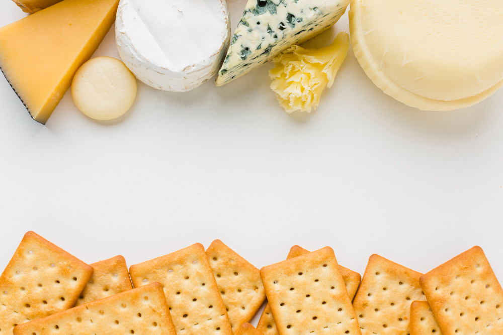 Cheese and crackers